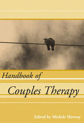 Harway-Ed Handbook Of Couples Therapy