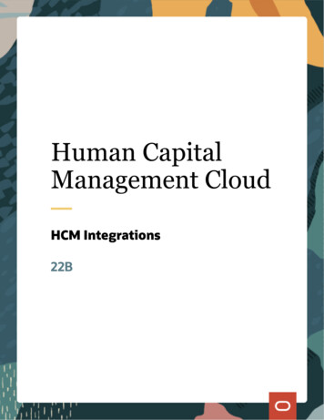 Human Capital Management Cloud - Oracle