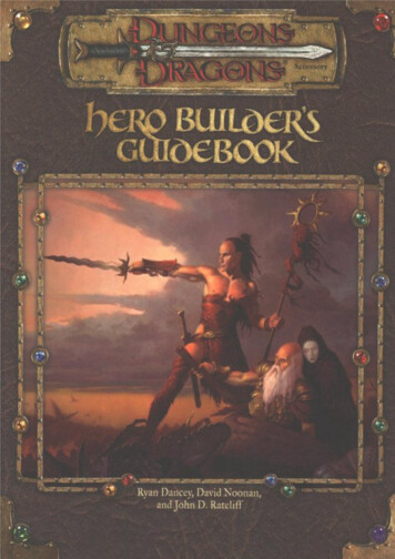 Hero Builder's Guidebook - S.deckyon 