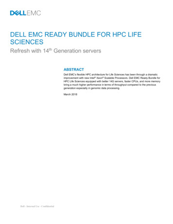 DELL EMC Ready Bundle For HPC Life Sciences Refresh With 14G Servers