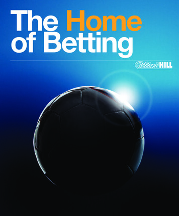 The Home Of Betting - Investis Digital