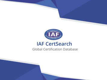 IAF CertSearch