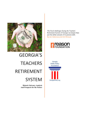 Georgia'S Teachers Retirement System