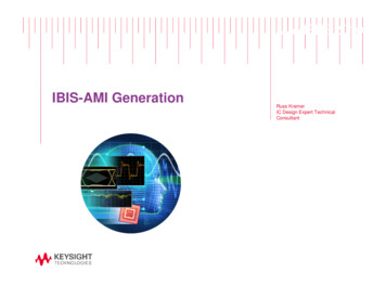 IBIS AMI Model Generation PAM4 Applications PSU 2015