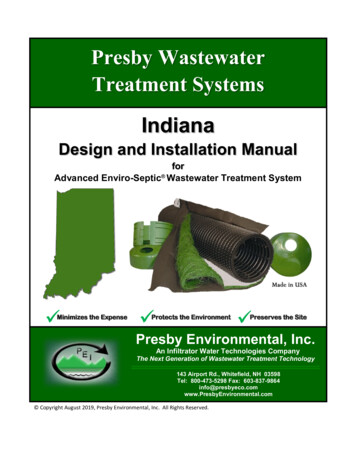 Presby Wastewater Treatment Systems - Indiana