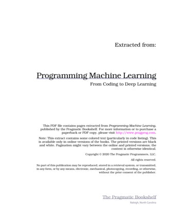 Programming Machine Learning - The Pragmatic Programmer