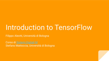 Introduction To TensorFlow - Unibo.it