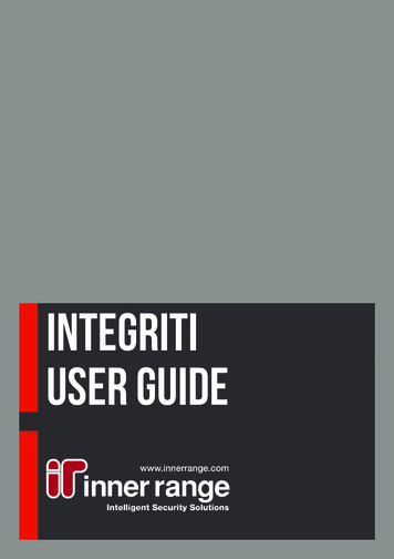 Integriti User Guide - CSD