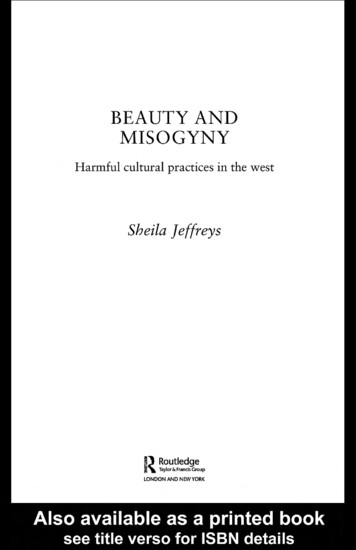 Beauty And Misogyny: Harmful Cultural Practices In The West