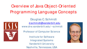 Overview Of Java Object-Oriented Programming Language 