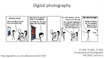 Digital Photography - Graphics.cs.cmu.edu