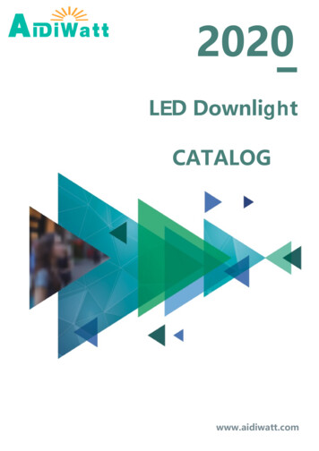 LED Downli CATALOG - AiDiWatt