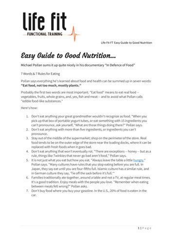 Easy Guide To Good Nutrition - Amazon Web Services