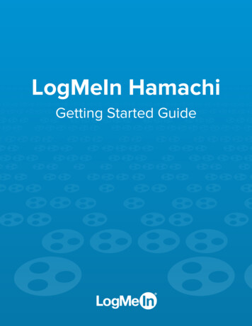 LogMeIn Hamachi Getting Started Guide