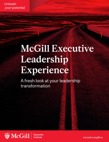 McGill Executive Leadership Experience
