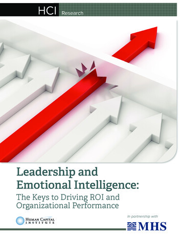 Leadership And Emotional Intelligence