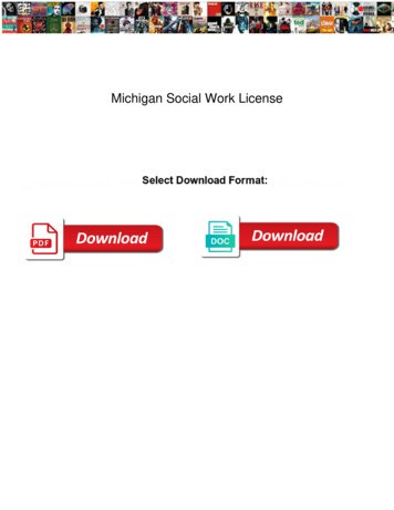 Michigan Social Work License