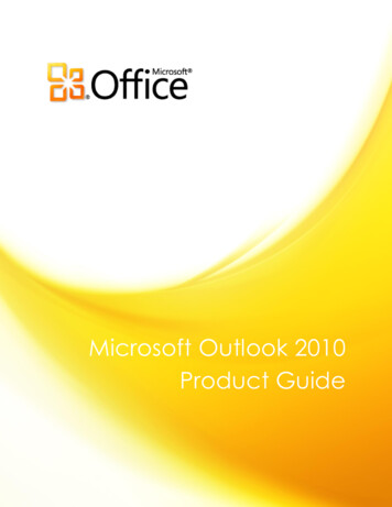 Microsoft Outlook 2010 Product Guide - Illinois