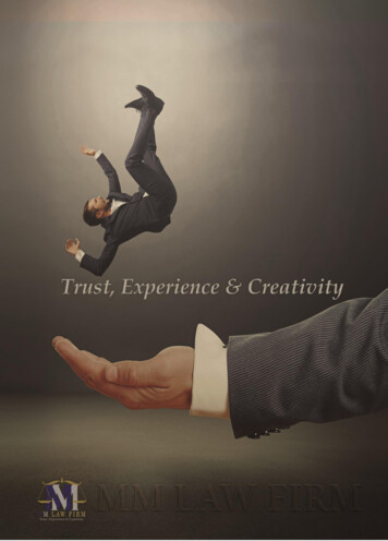 Trust, Experience, Creativity - MM Law Firm