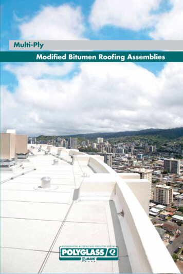 Multi-Ply Modified Bitumen Roofing Assemblies - Polyglass