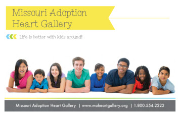 Missouri Adoption Heart Gallery Program Booklet