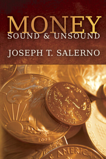 Money, Sound And Unsound - Mises Institute