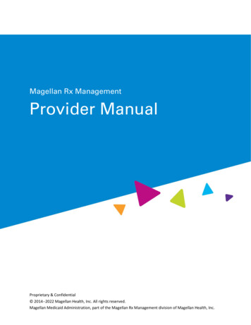 Magellan Rx Management Provider Manual