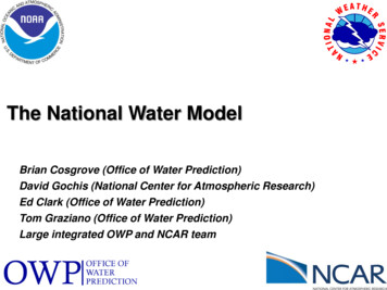 The National Water Model - National Weather Service