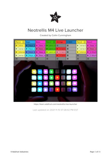 Neotrellis M4 Live Launcher - Adafruit Industries