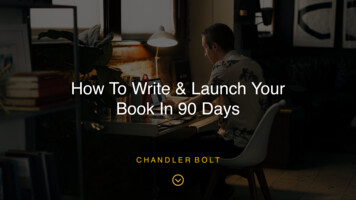 How To Write & Launch Your Book In 90 Days