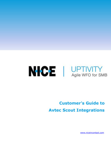 Customer's Guide To - NICE Ltd.