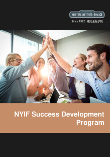NYIF Success Development Program