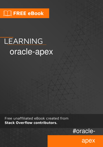 Oracle-apex