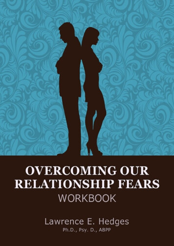 Overcoming Our Relationship Fears - Workbook
