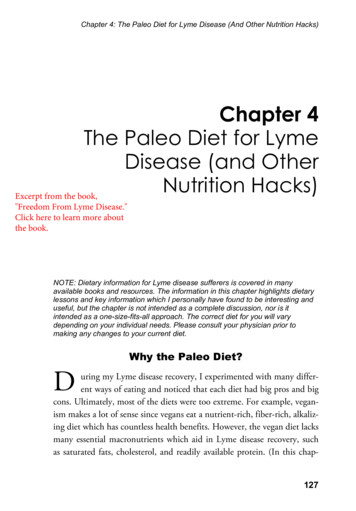 Chapter 4 The Paleo Diet For Lyme Disease (and Other .