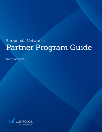 Barracuda Networks Partner Program Guide
