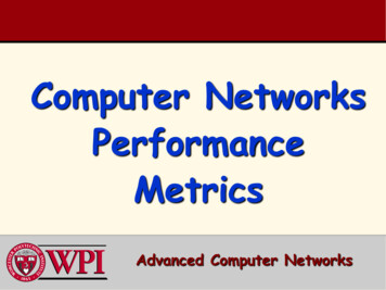 Computer Networks Performance Metrics - WPI
