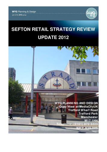 Sefton Retail Strategy Review Update 2012