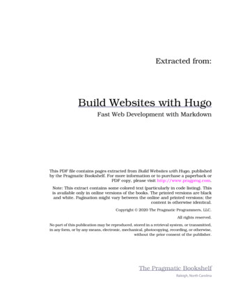 Build Websites With Hugo - The Pragmatic Programmer