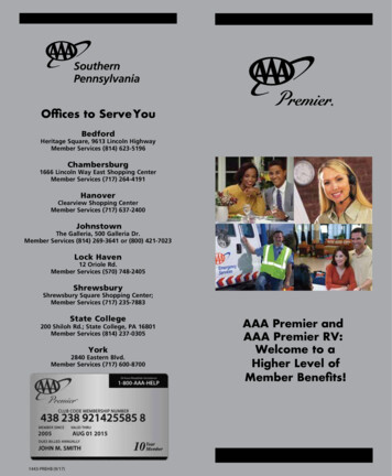 Oﬃces To Serve You - AAA