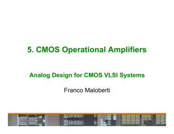 5. CMOS Operational Amplifiers - IMS