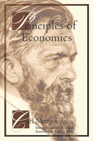 Principles Of Economics - Mises Institute