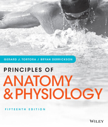 Principles Of ANATOMY & PHYSIOLOGY - Booksca.ca