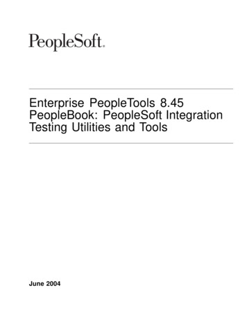 Enterprise PeopleTools 8.45 PeopleBook: PeopleSoft Integration . - Oracle