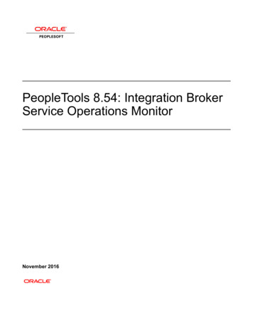 PeopleTools 8.54: Integration Broker Service Operations Monitor - Oracle
