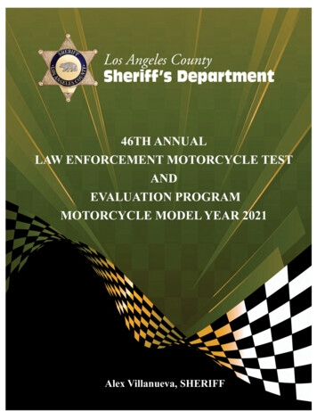 46TH ANNUAL LAW ENFORCEMENT MOTORCYCLE TEST 