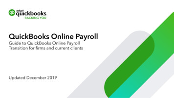 Guide To QuickBooks Online Payroll Transition For ﬁrms And Current Clients