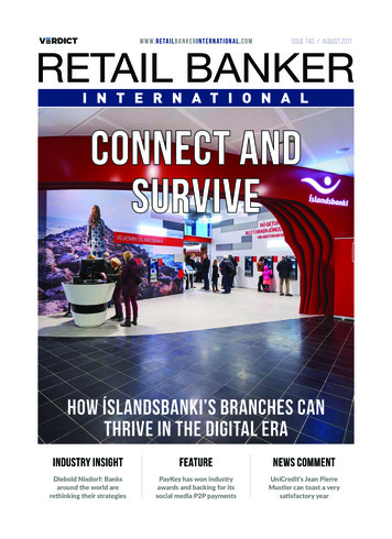 CONNECT AND SURVIVE - Retail Banker International