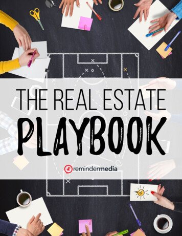 The Real Estate Playbook - ReminderMedia