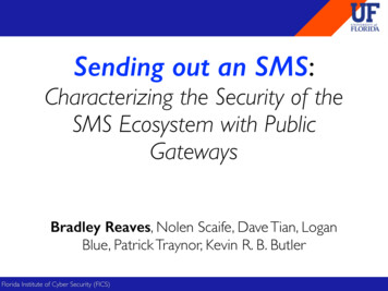 Sending Out An SMS - Ieee-security 
